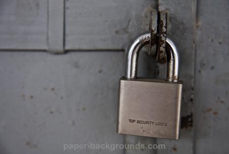 Door With Padlock