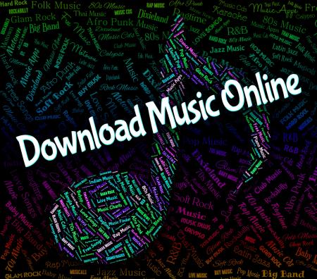 Download Music Online Represents Web Site And Audio