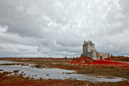 Dunguaire Castle - Blood Red HDR