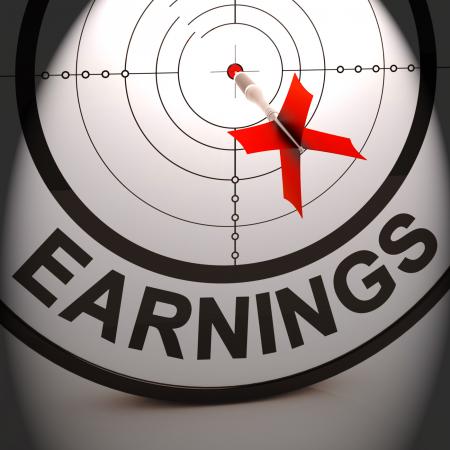 Earnings Shows Investment Profit Income And Dividends