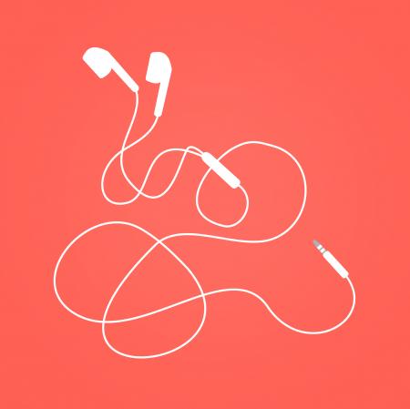 Earphones - Earbuds Isolated