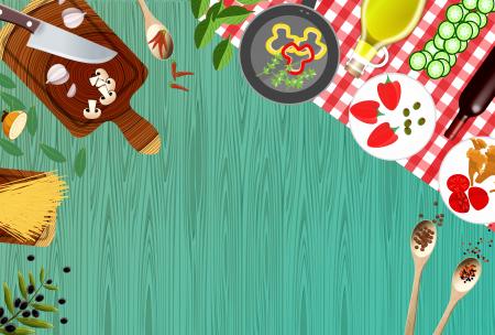 Eating well - Healthy italian food ingredients