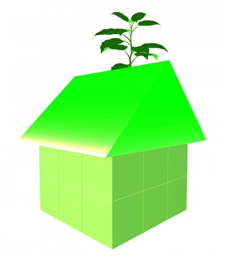 Eco Friendly House Shows Earth Day And Building