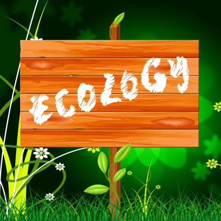 Ecology Eco Indicates Earth Day And Eco-Friendly