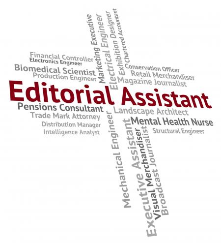 Editorial Assistant Represents Subordinate Helper And Deputy