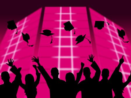 Education Graduation Shows Educating Graduates And Graduate