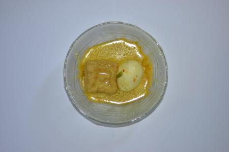 Egg and tofu curry