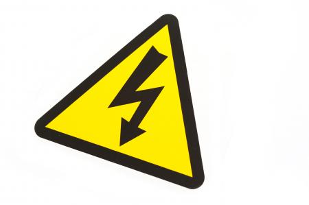 Electricity warning sign