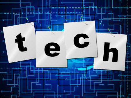 Electronic Circuit Represents Hi Tech And Computing