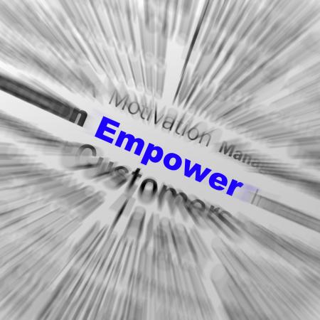 Empower Sphere Definition Displays Motivation And business Encourageme