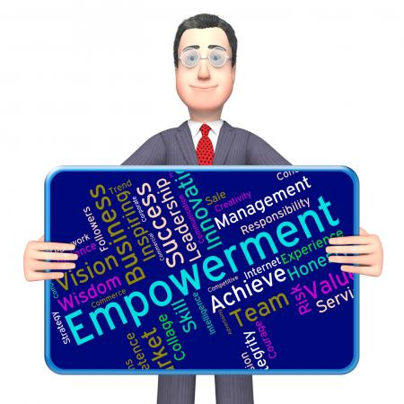 Empowerment Words Means Urge To And Boost