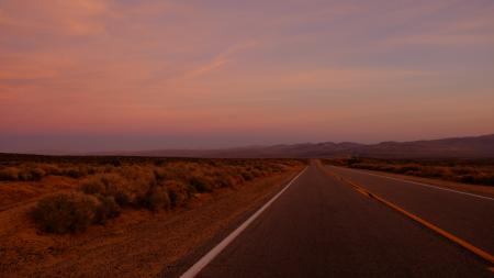 Empty Road in Dessert