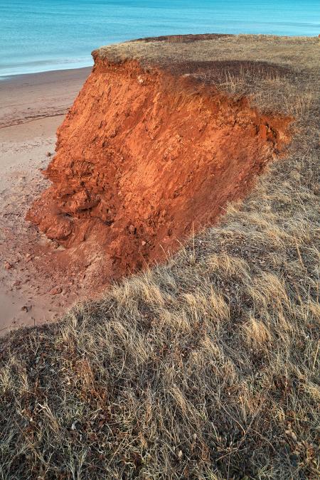 Eroded Beach Cliff - HDR