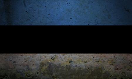 Estonia Grunge Flag