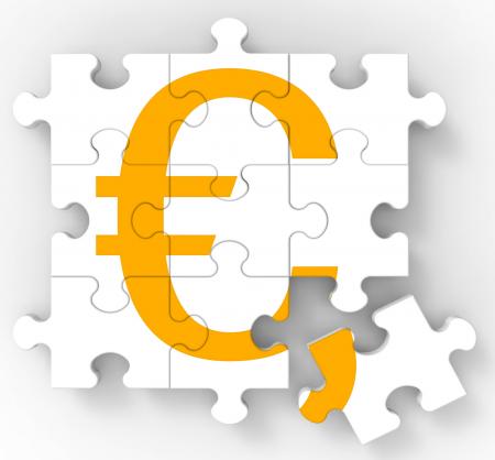 Euro Puzzle Shows European Currency