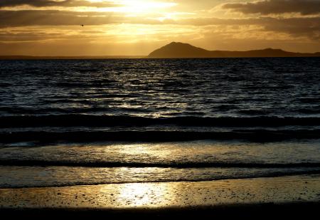 Evening light Doubtless Bay NZ.