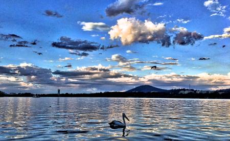 Evening on Lake Burley Griffin