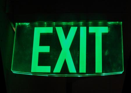 Exiting Sign