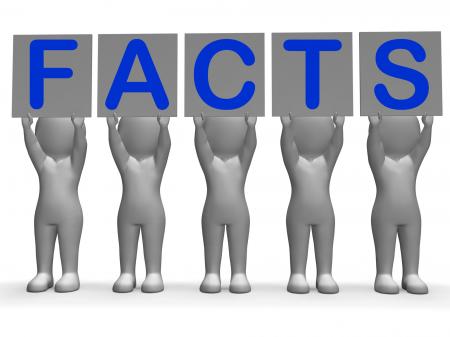 Facts Banners Means Truth Information And Knowledge