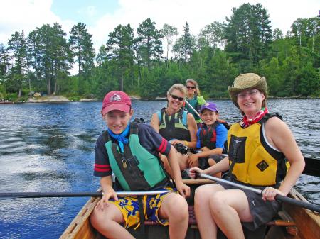 Family Canoeing