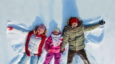 Family in Winter