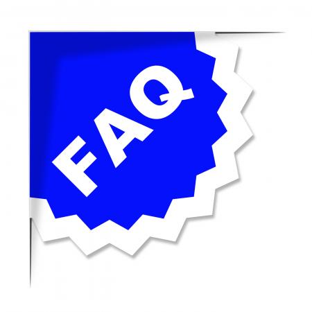 Faq Label Represents Frequently Asked Questions And Advice