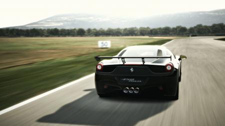 Ferrari 458 Nero scorpione