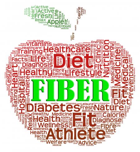 Fiber Apple Shows Organic Dietary And Healthy