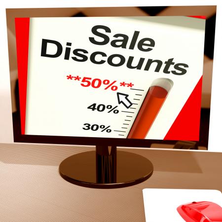 Fifty Percent Sale Discounts Showing Online Bargains