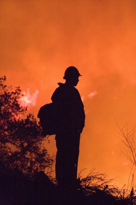 Firefighters on Work