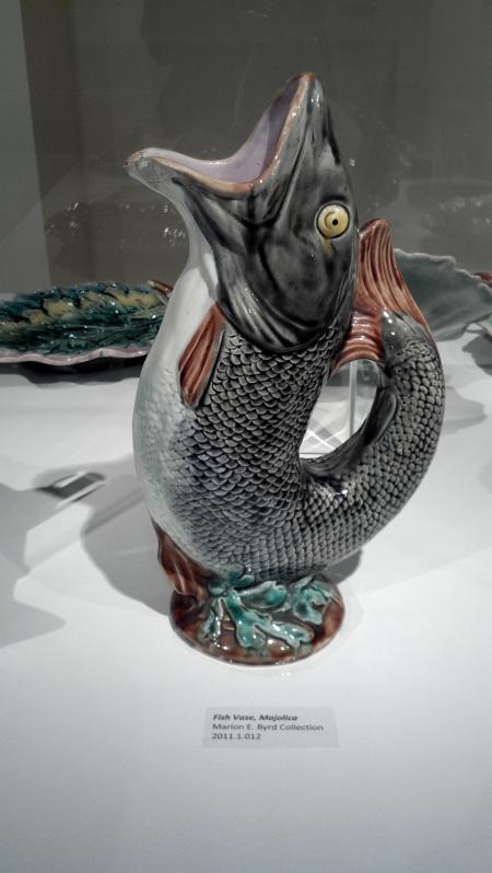 Fish shaped vase