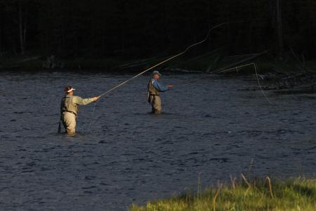 Fishing in the River