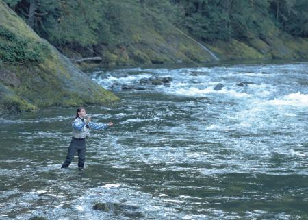 Fishing in the River