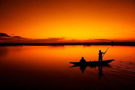 Fishing in the River