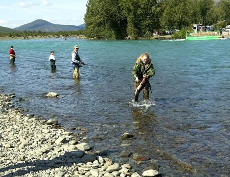 Fishing in the River