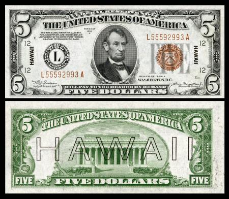 Five dollar bill