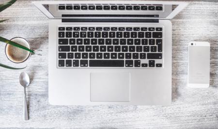 Flatlay Photography of Laptop