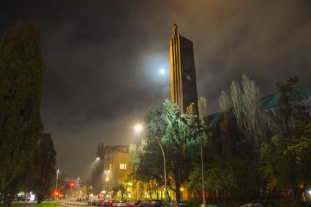 Floodlit Church, Hohenzollernplatz, Wilmersdorf