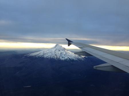 Flying to Oregon