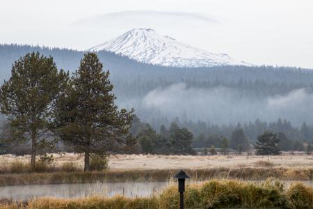 Foggy Morning, Sun River, Oregon