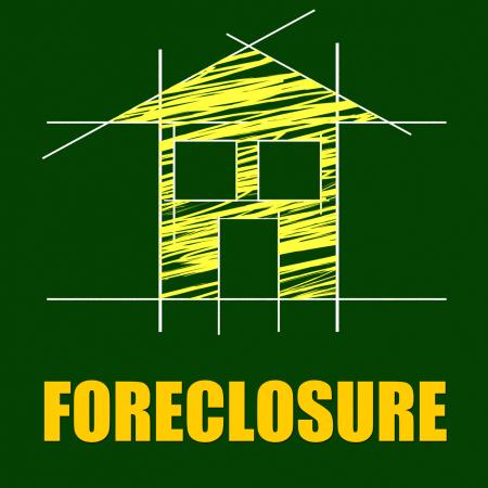 Foreclosure House Indicates Repayments Stopped And Apartment