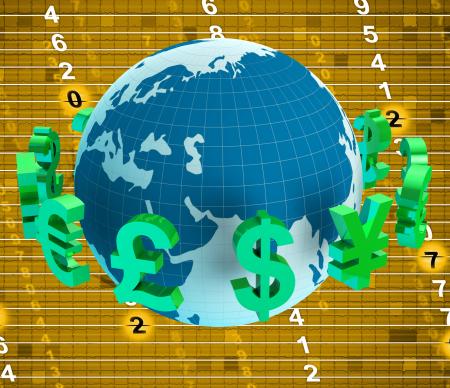 Forex Euros Indicates British Pound And Dollars