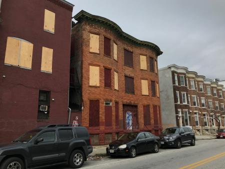 Former​ ​Sherman​'s ​Liquor Store, 226 E. Lafayette Avenue, Baltimore, MD 21202