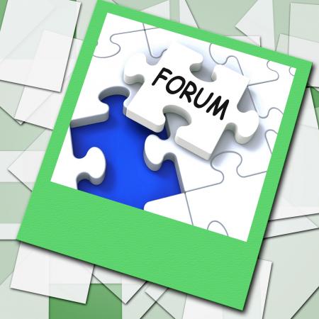 Forum Photo Means Online Networks And Chat