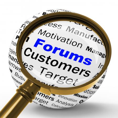 Forums Magnifier Definition Means Online Discussion Or Global Communic