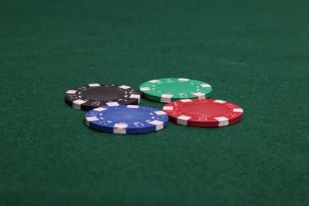 Four Poker Chips