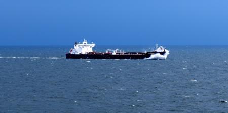 Freighter in the Ocean