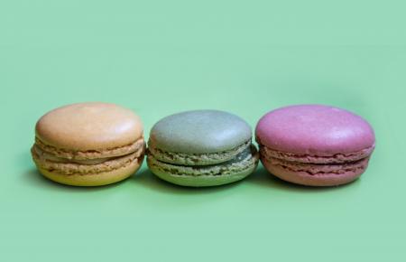 French macaroons dessert cookies