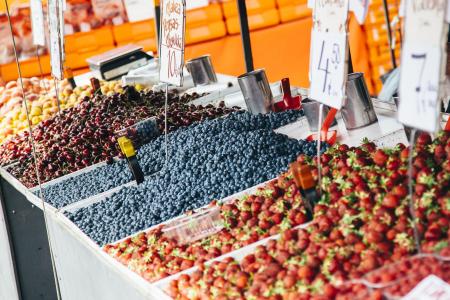 Fresh Berries Stall