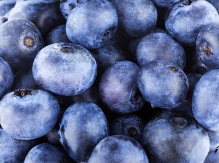 Fresh blueberries